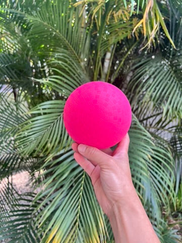 ESEN Sports! Compact and Versatile Inflatable-Free Small Rubber Ball (130mm)